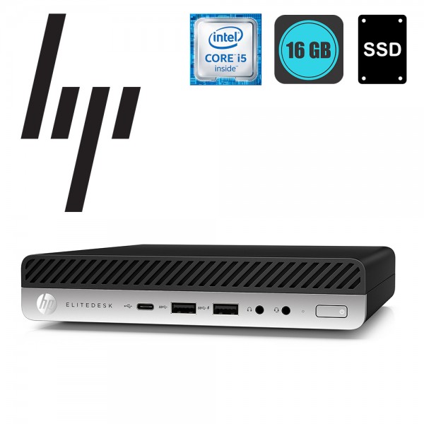 HP EliteDesk 800 G5 DM i5-9500, 16GB, 240GB SSD HP EliteDesk 800 G5 DM i5-9500, 16GB, 240GB SSD